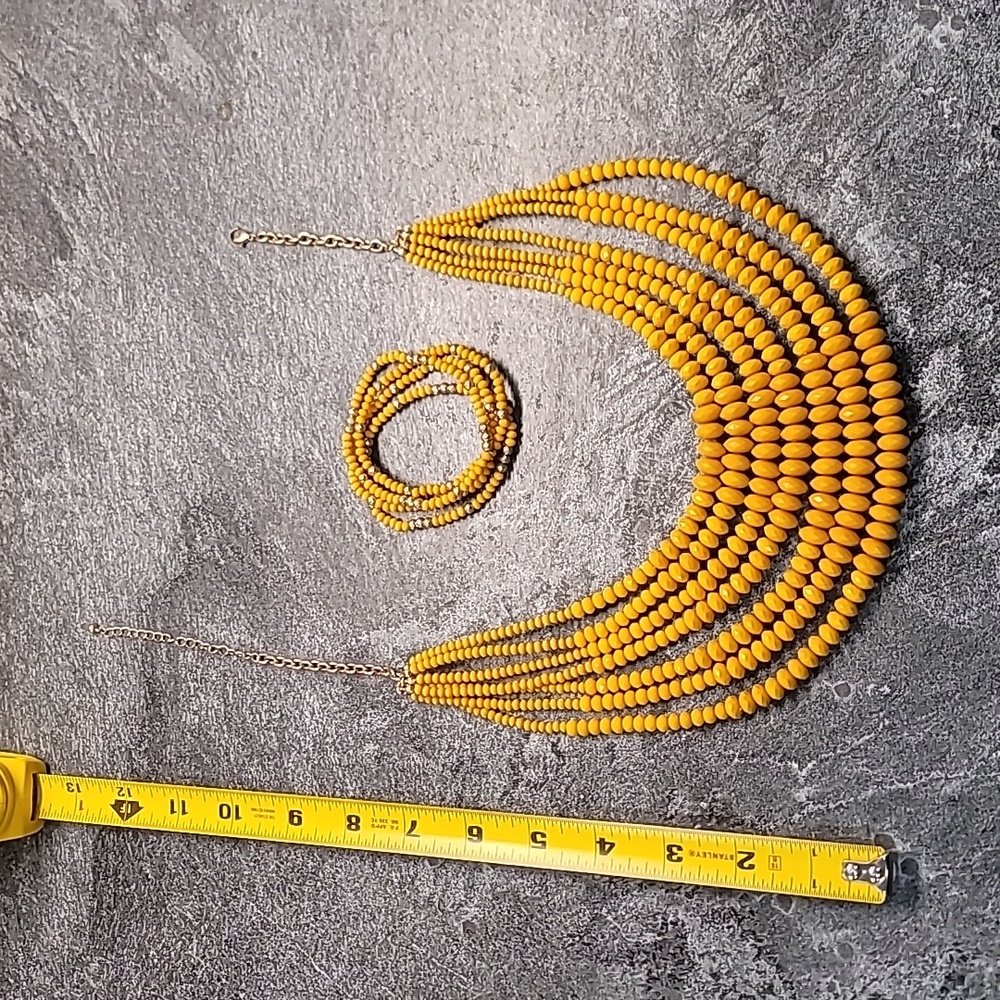 Statement Necklace & Bracelets - image 2